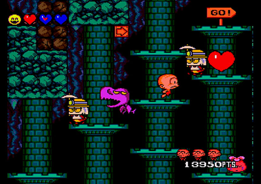 Bonk’s Revenge también se apunta a la consola virtual de Nintendo Wii U