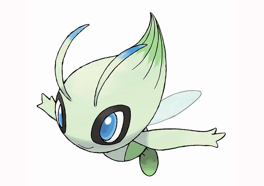 Celebi se une a la fiesta de aniversario de Pokémon