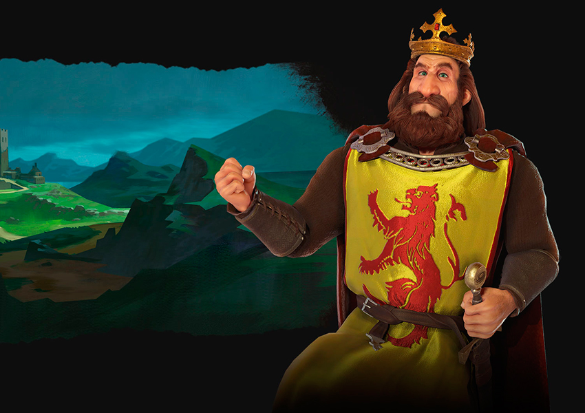 Roberto I dirige Escocia en el nuevo video de Civilization VI: Rise and Fall