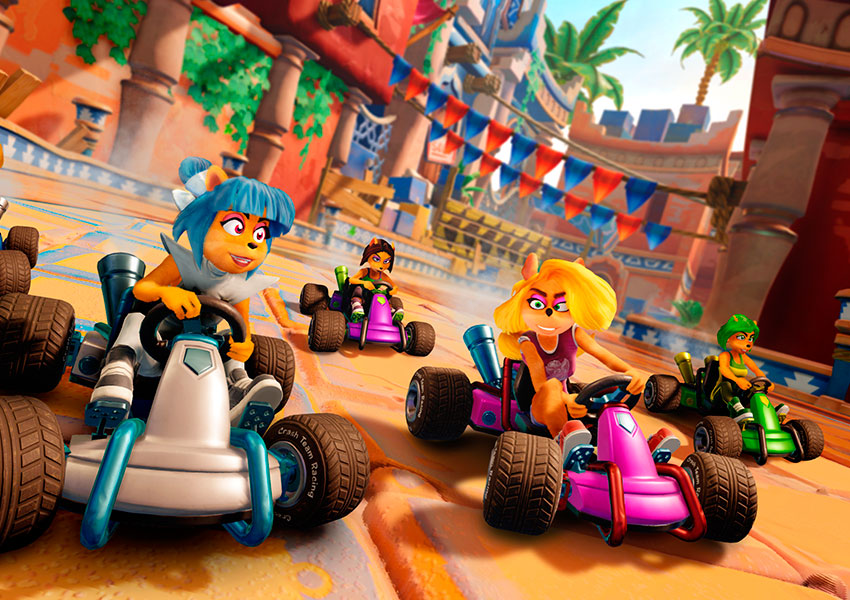 Pisa el acelerador a fondo en el primer Gran Premio de Crash Team Racing Nitro-Fueled