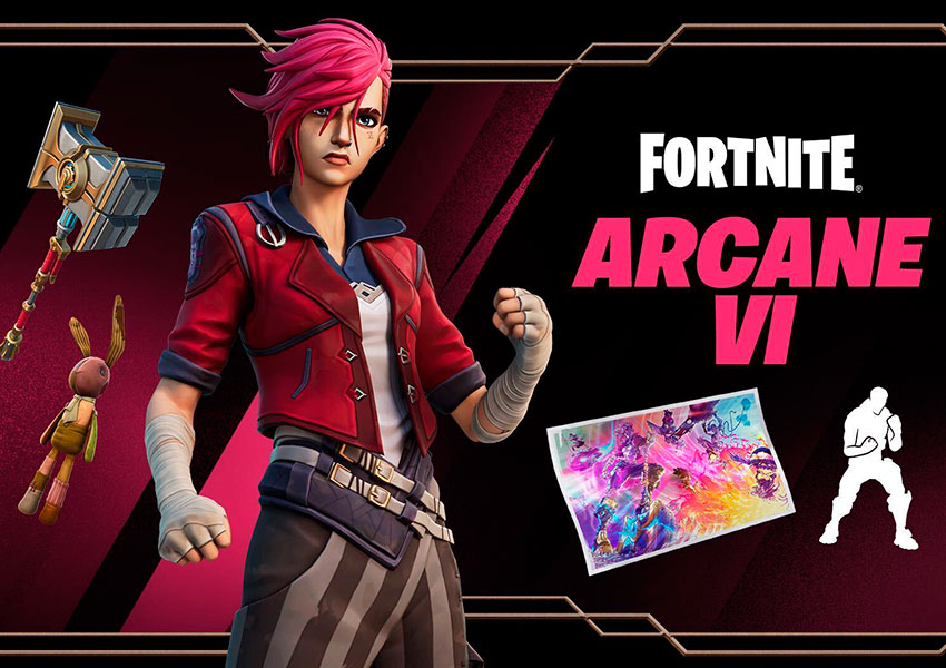 Jinx no 'Fortnite'? Lançamento de 'Arcane' promove crossover com 'LoL