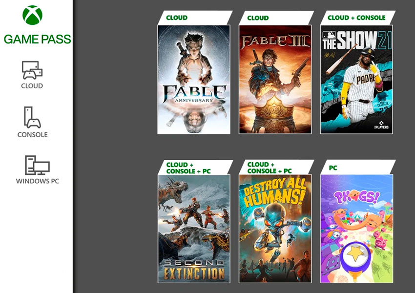 MLB The Show y Destroy All Humans, entre otros, de camino a Xbox Game Pass