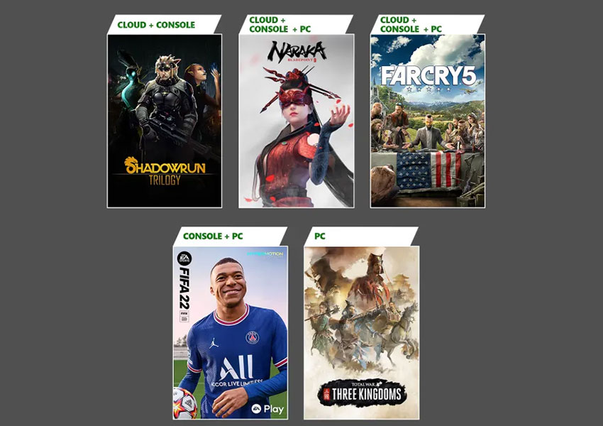 Xbox Game Pass: llega Total War Three Kingdoms, FIFA 22, Far Cry 5 y más