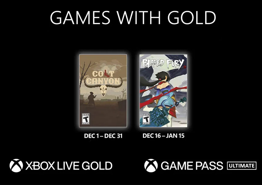 Descubre cada detalle de los juegos del servicio Xbox Game With Gold de diciembre