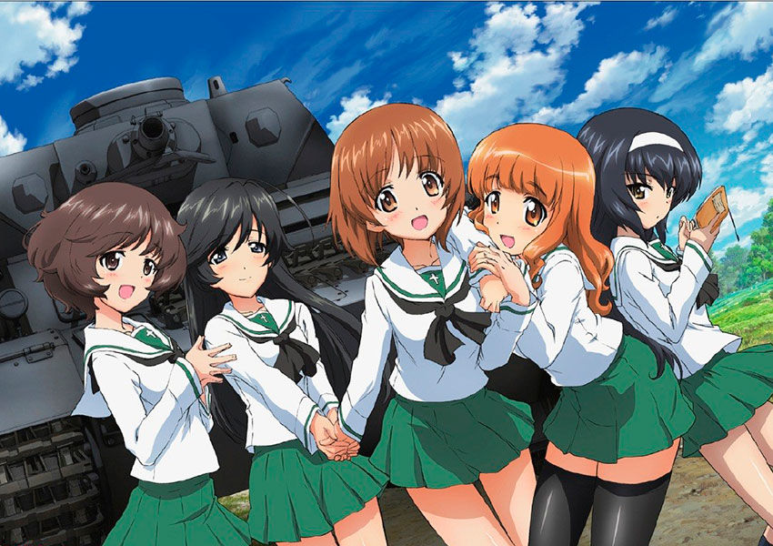 Girls und Panzer y World of Tanks dejan un bonito fondo para PlayStation 4