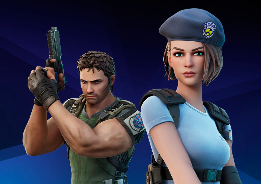 Jill y Chris de Resident Evil se apuntan al Battle Royale con su estreno en Fortnite