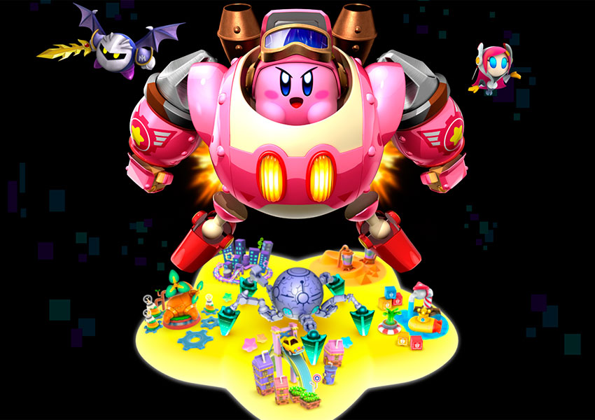 El robot de Kirby: Planet Robobot muestra sus habilidades