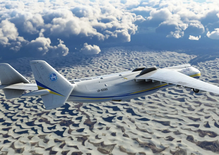 Microsoft Flight Simulator recrea el extinto Antonov An-225