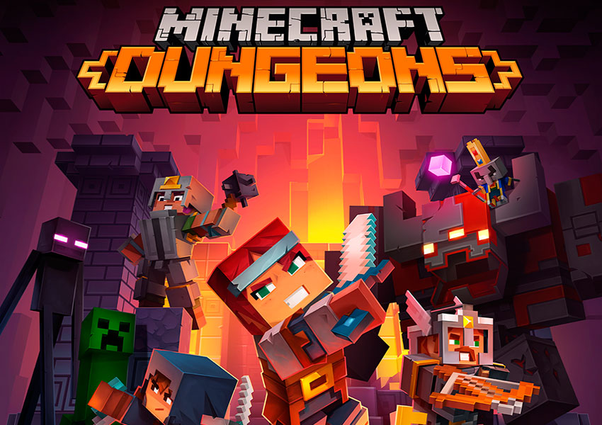 El juego cruzado llega a Minecraft Dungeons y lo celebra con un nuevo tráiler