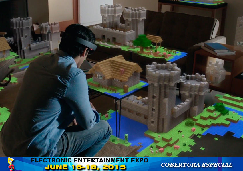 Minecraft sorprende en su versión para HoloLens