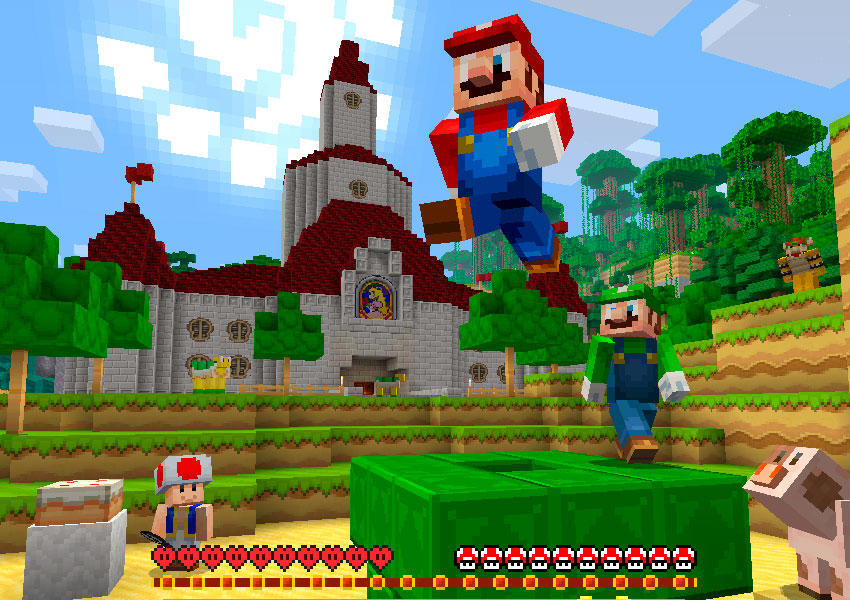Super Mario llega a Minecraft Wii U Edition