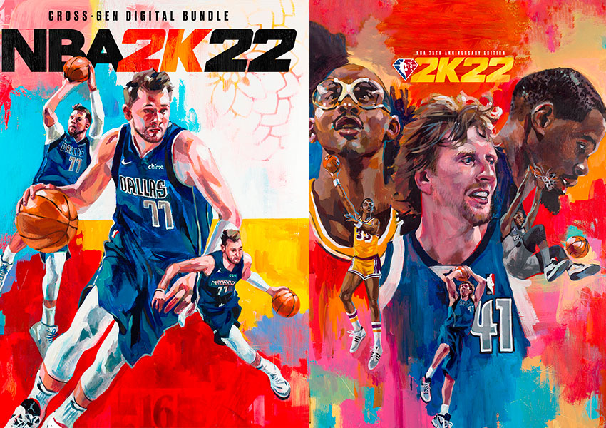 Luka Doncic, Durant, Nowitzki, Kareem y Candace Parker se alzan en las portadas de NBA 2K22