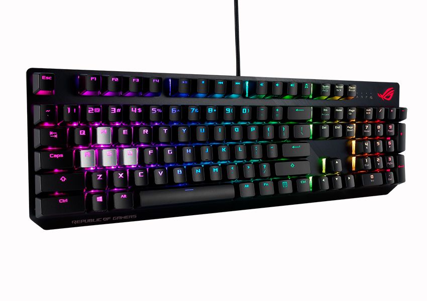 ASUS Republic of Gamers presenta el teclado mecánico ROG Strix Scope