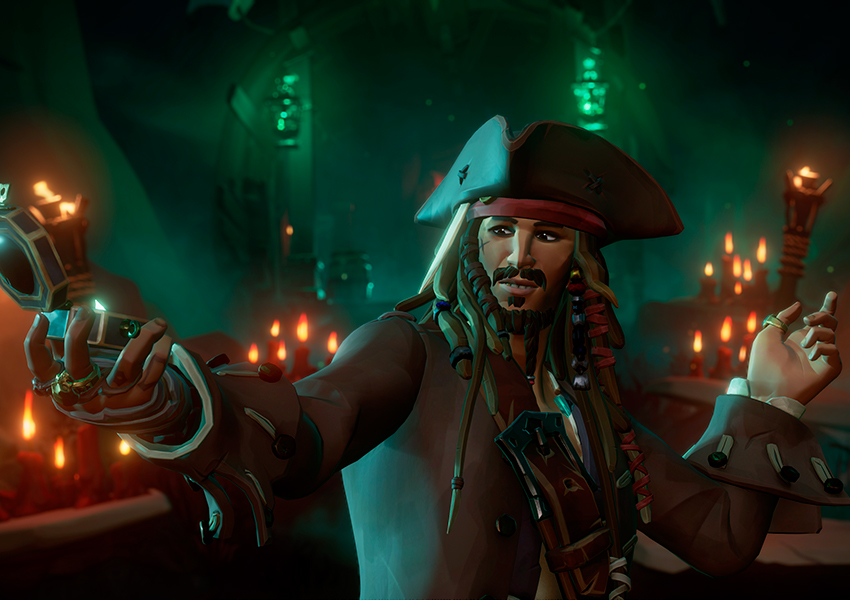 El Capitán Jack Sparrow se alista en la tripulación de Sea of Thieves