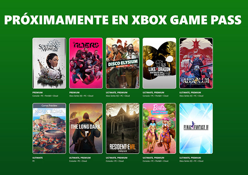 Xbox Game Pass afronta el cierre de marzo con Disco Elysium, Resident Evil 7 y Final Fantasy IV