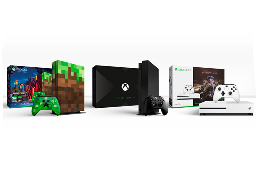 Descubre los nuevos paquetes de Xbox One X y One S que llegarán en los próximos meses