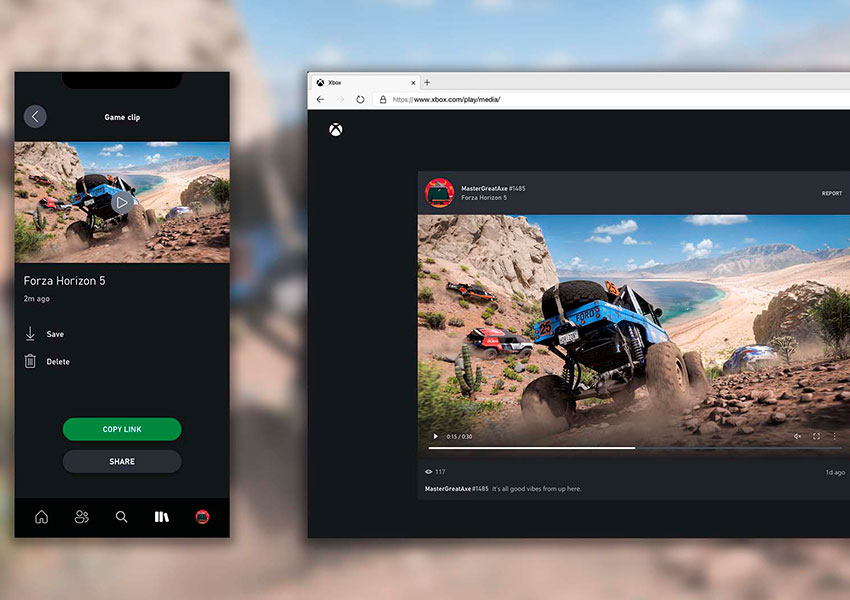 Muy pronto se podrán compartir clips de juego en Xbox a través de enlaces públicos