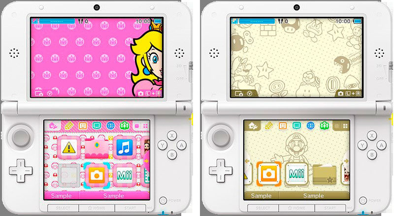 Nintendo presenta los fondos de pantalla temáticos para Nintendo 3DS