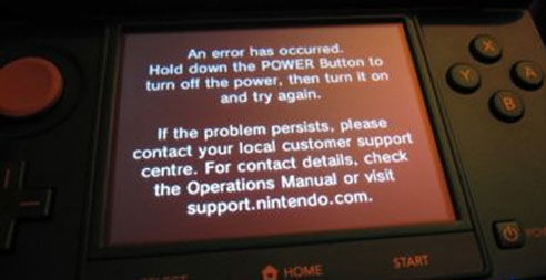 Nintendo actualiza 3DS y soluciona el problema del pantallazo negro