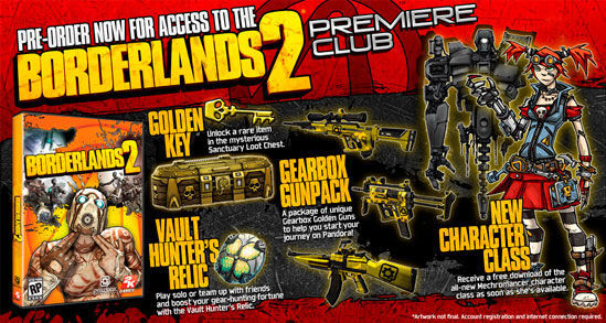 2K Games anuncia los planes para el contenido descargable de Borderlands 2 