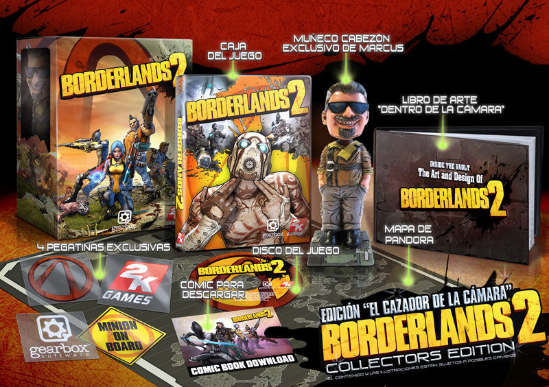 2K Games presenta las ediciones especiales de Borderlands 2