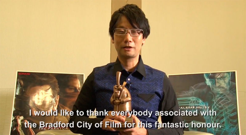Hideo Kojima recibe el Bradford City of Film Cinematography Award