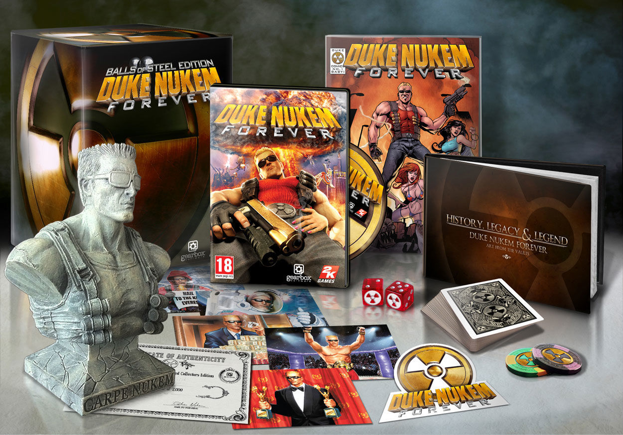 2K Games anuncia la edición especial Duke Nukem Forever - Pelotas de acero