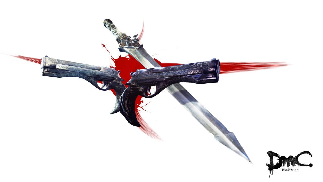 Detalles Sobre Dante La Espada Rebellion Y Las Pistolas De DmC Detalles Sobre Dante La Espada Rebellion Y Las Pistolas De DmC
