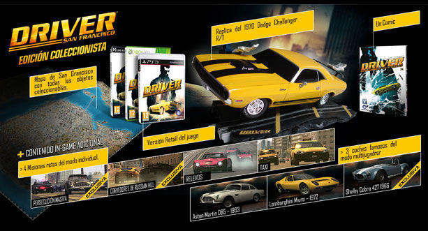 Confirmadas las ediciones especiales de Driver San francisco