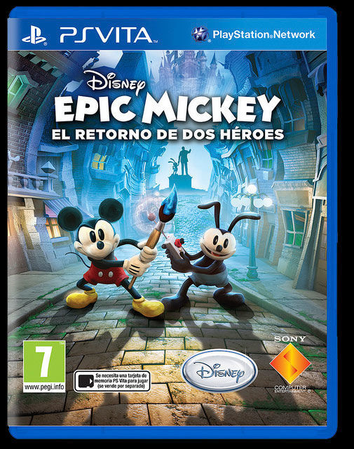 La secuela de &#039;Epic Mickey&#039; llegará a PlayStation Vita