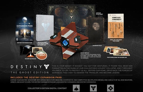 Activision detalla las Ediciones Especiales de Destiny