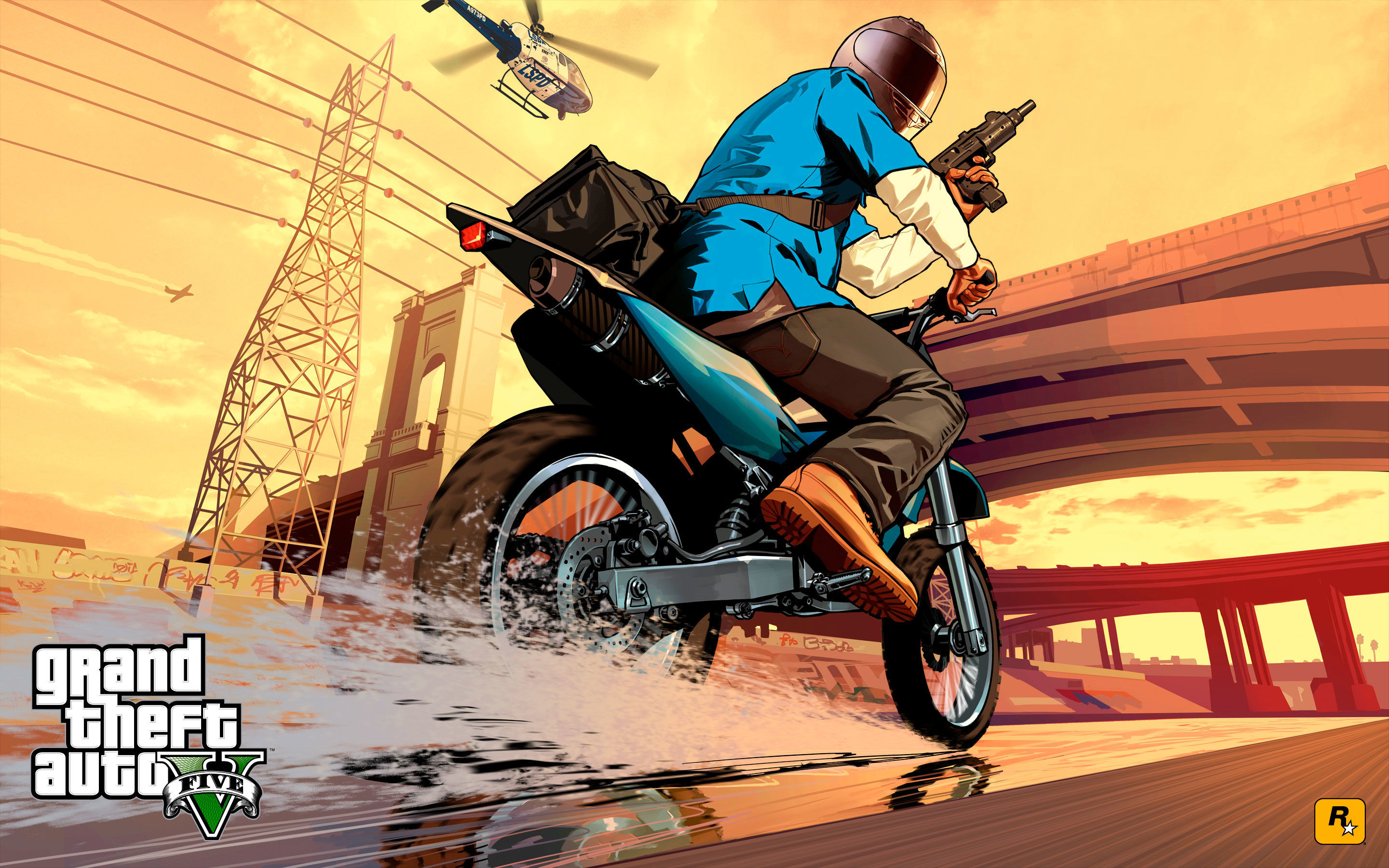 Rockstar presenta ilustraciones nuevas de &#039;Grand Theft Auto V&#039;