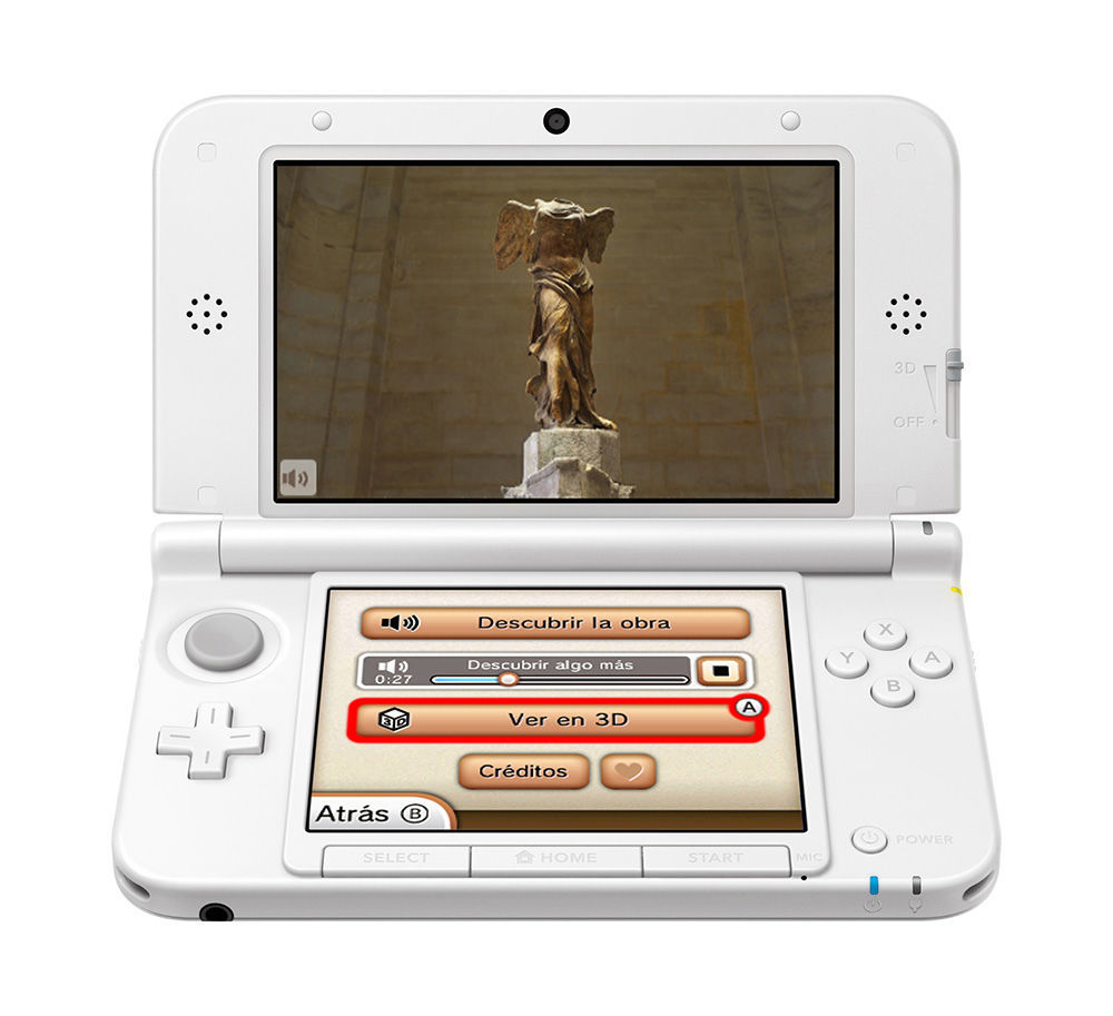 Visita el Museo del Louvre con la nueva audioguía multimedia de 3DS