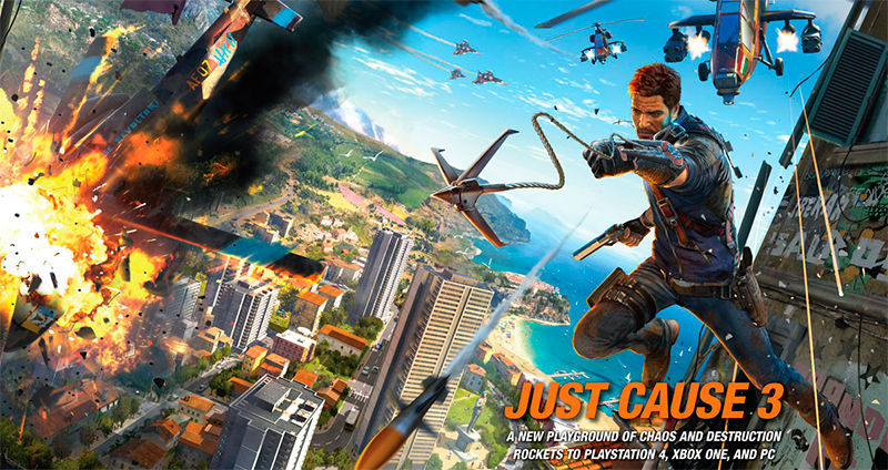 El territorio de Just Cause 3 será más denso pero mantendrá el tamaño de su antecesor