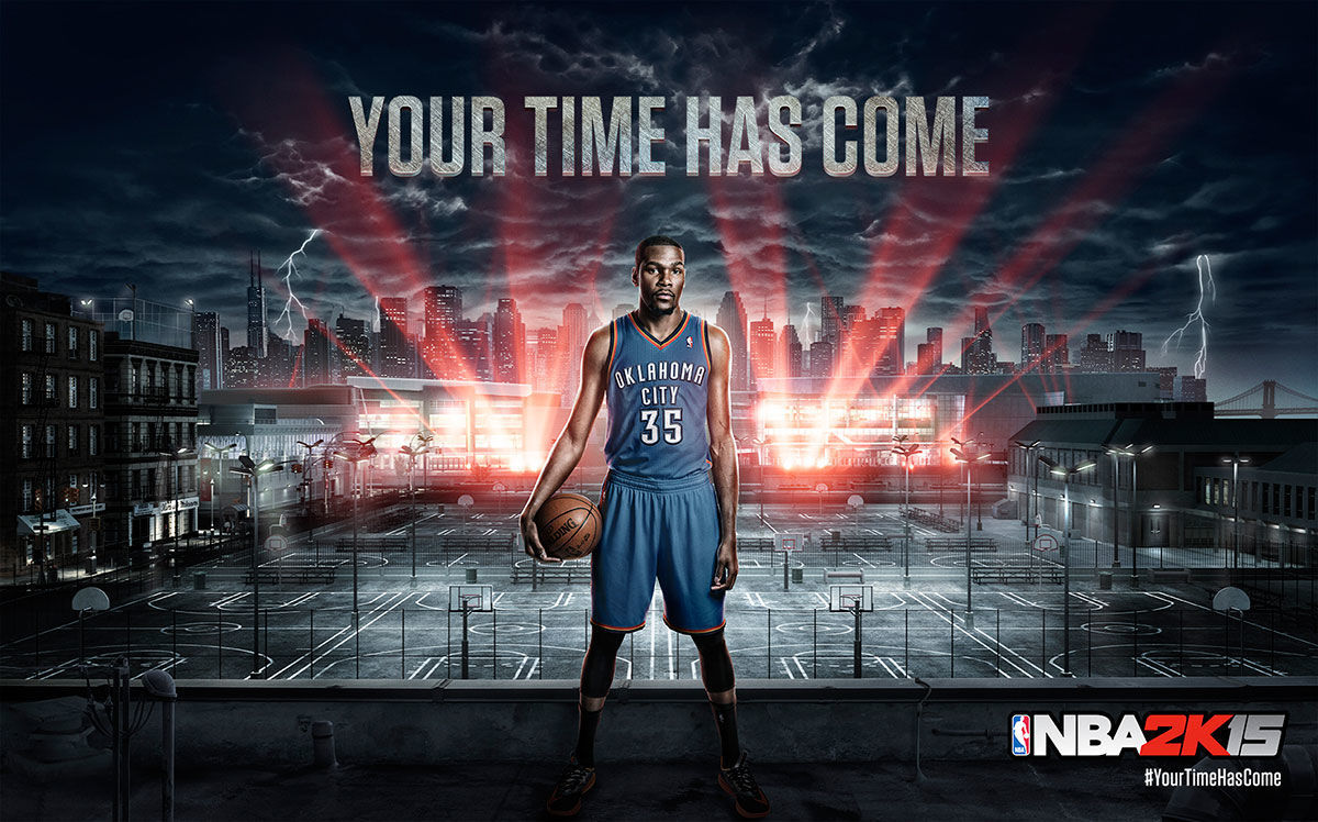 Kevin Durant será la imagen de portada de NBA 2K15