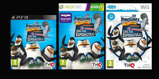 THQ anuncia Los Pingüinos de Madagascar: El Regreso del Dr Espiráculo