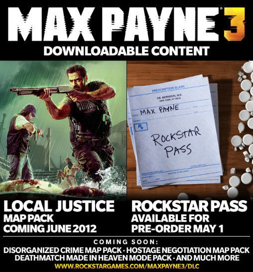 Desvelados los planes de contenido de Max Payne 3 y del Rockstar DLC Pass