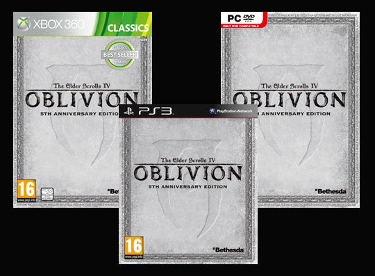 The Elder Scrolls IV: Oblivion Edición 5º Aniversario el 23 de septiembre