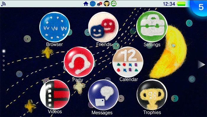 PlayStation Vita ya permite fondos de pantalla temáticos  