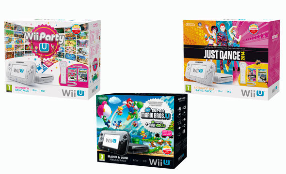 Nintendo presenta tres nuevos packs de Wii U para Navidades