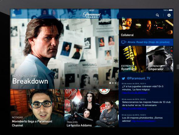 Paramount Channel lanza hoy su aplicación para iOS y Android