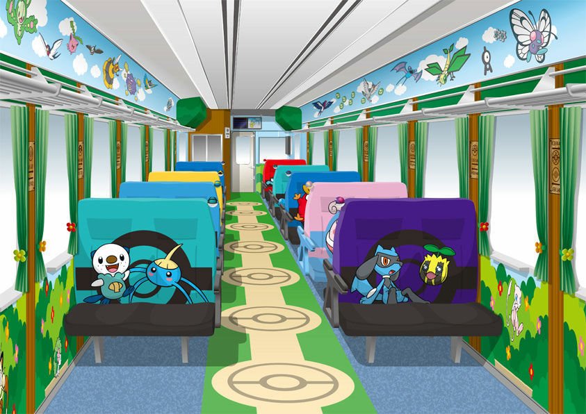 Japón construye un tren temático sobre Pokémon