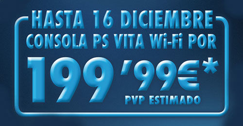 PlayStation Vita rebaja su precio hasta el 16 de diciembre    