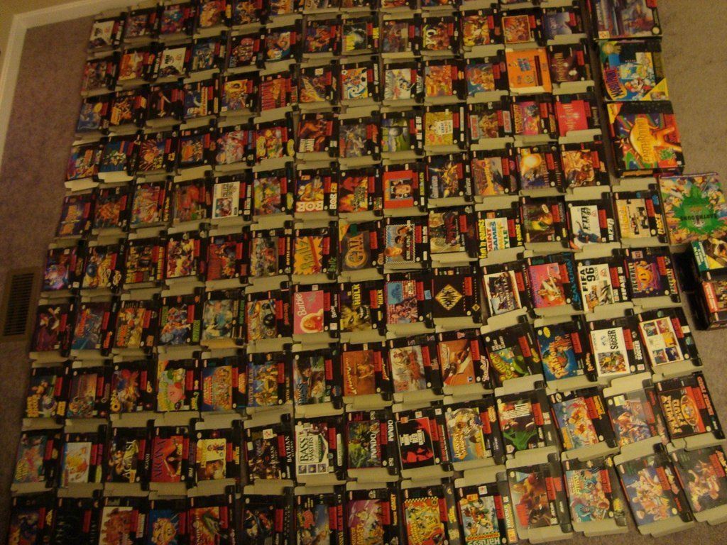 Un coleccionista vende todos los videojuegos de Super Nintendo