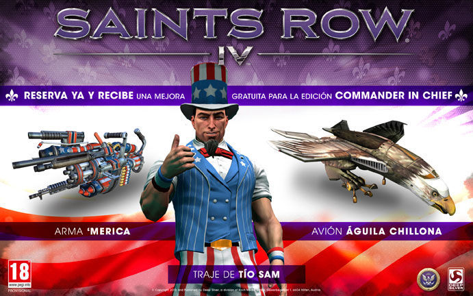 Deep Silver anuncia la edición Commander in Chief de 'Saints Row IV'