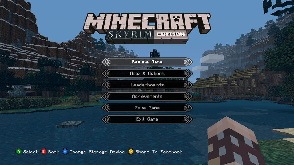 Skyrim llega al universo de &#039;Minecraft: Xbox 360 Edition&#039;