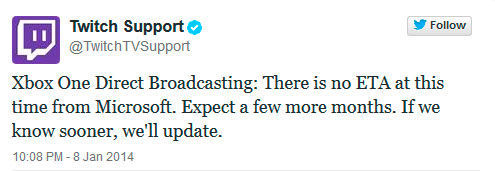 La retransmisión de partidas en Xbox One llegará en unos meses