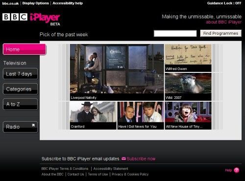 La BBC congela el lanzamiento de su iPlayer en Xbox 360