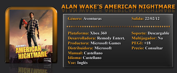 Alan Wake&#039;s American Nightmare