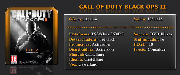 Avance Multijugador COD Black Ops II